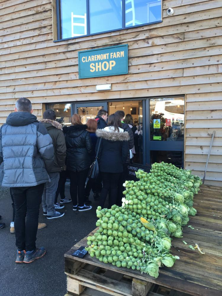 Travel and Tourism, and Catering Students on a familiarisation tour around Claremont Farm for Visitor Economy Week 2017